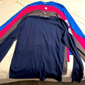 Set of 4 Unisex long sleeve Trader Joe’s shirts